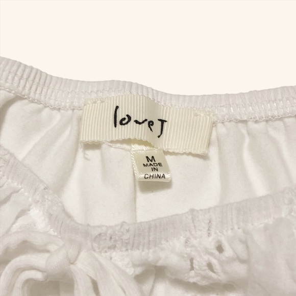 Love J Eyelet Crop Top - Picture 7 of 7